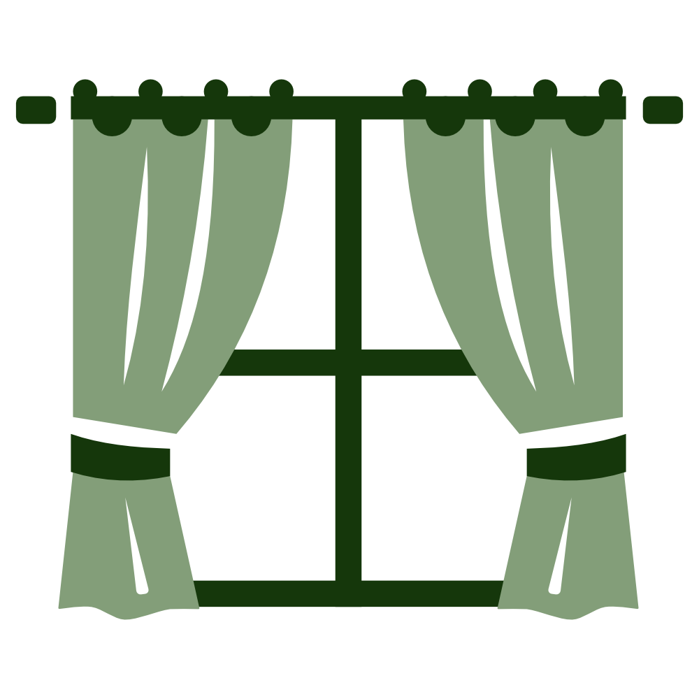 pictogramme volets et rideaux