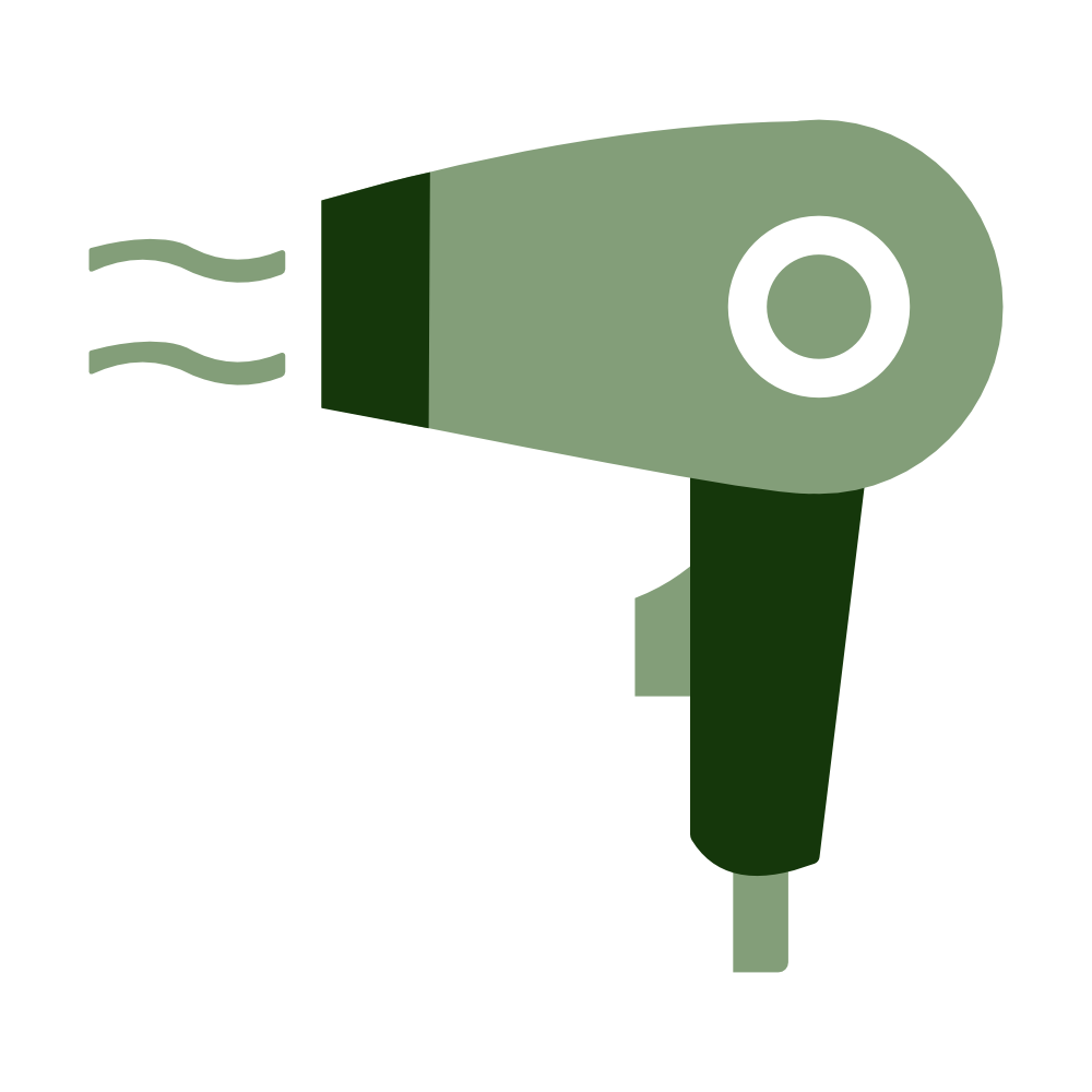 pictogramme sèche cheveux