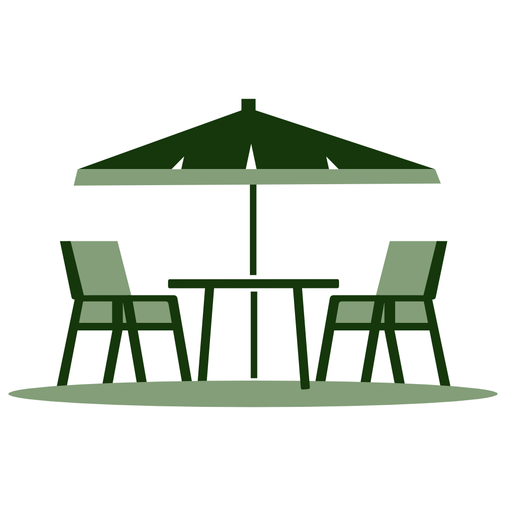 pictogramme salon de jardin